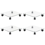 Vidaxl Rouleaux de plante 4 PCS Square 35x35 cm Verre durcie