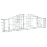 Cestas Vidaxl Schans 7 st 200x30x40 60 cm de hierro galvanizado