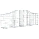 Cestas Vidaxl Schans 5 st 200x30x60 80 cm de hierro galvanizado