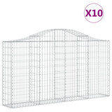 Cestas Vidaxl Schans 10 st 200x30x100 120 cm de hierro