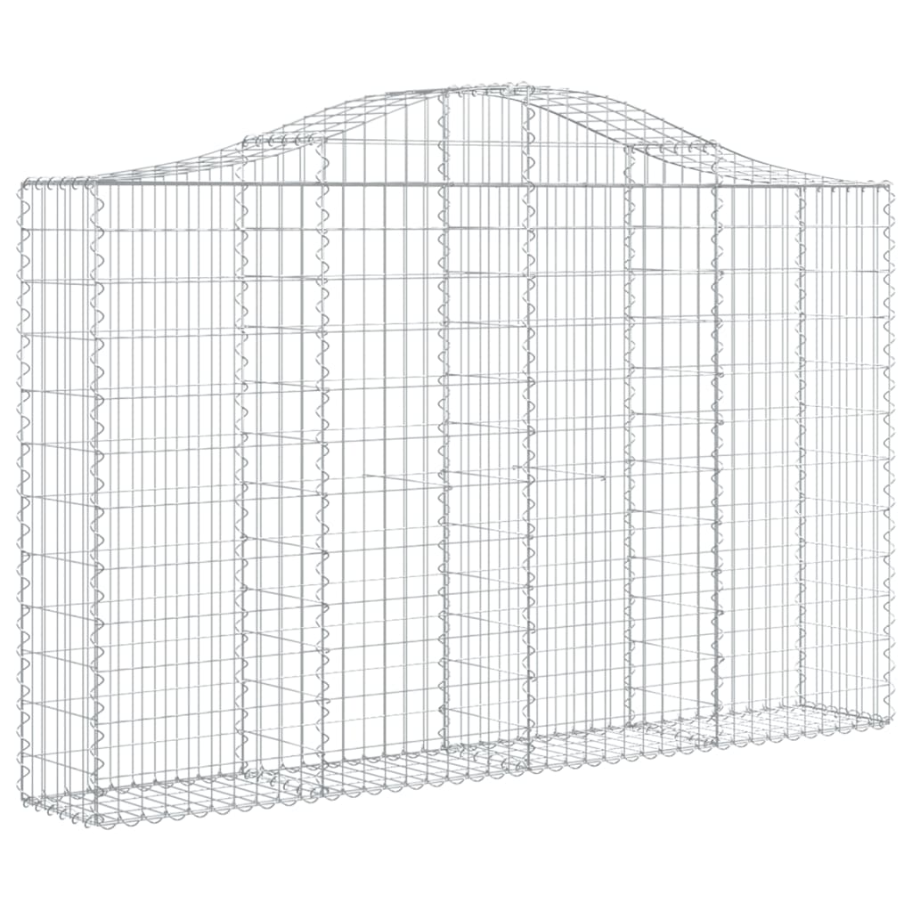 VidaXL Schans baskets 4 st vaulted 200x30x120 140 cm iron