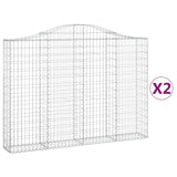 Vidaxl Schans Pankets 2 St Vaulted 200x30x140 160 cm fer