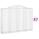 VidaXL Schans baskets 7 st vaulted 200x30x140 160 cm iron