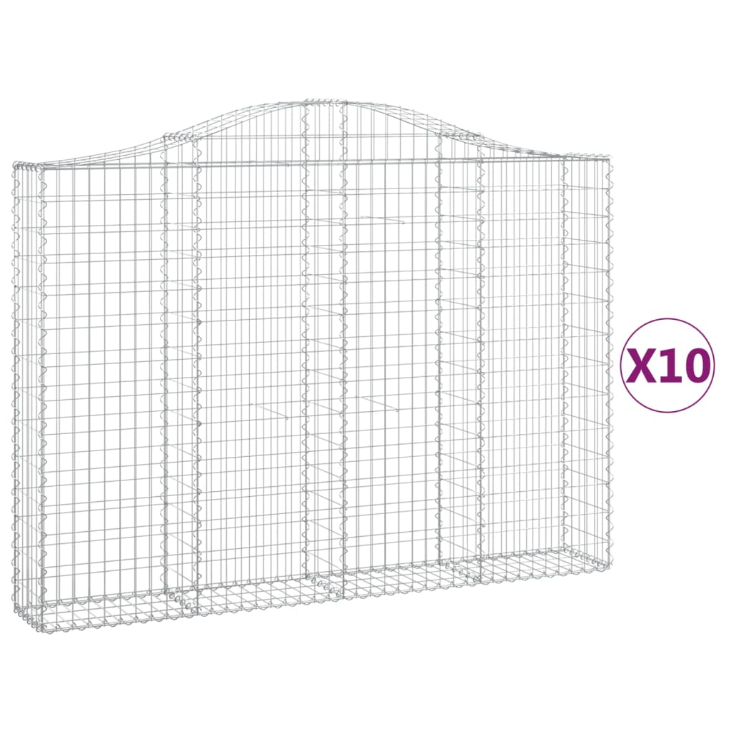 Vidaxl Schans Pankets 10 St Vaulted 200x30x140 160 cm fer