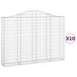 Vidaxl Schans Pankets 10 St Vaulted 200x30x140 160 cm fer