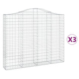 Vidaxl Schans Pankets 3 St Vaulted 200x30x160 180 cm fer