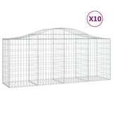 Vidaxl Schiags Kuerf 10 St Vauxed 200x50x80 100 cm Eisen