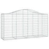 Vidaxl Schans baskets 4 st vaulted 200x50x100 120 cm iron