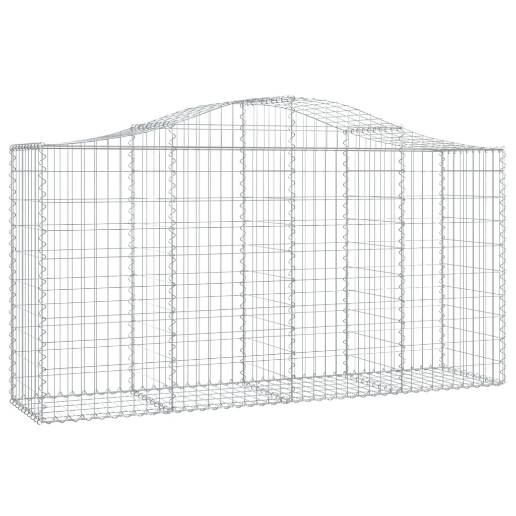 Vidaxl Schans kurver 5 st Vaulted 200x50x100 120 cm jern