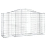 VidaXL Schans baskets 5 st vaulted 200x50x100 120 cm iron