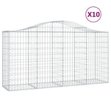 Vidaxl Schans Pankets 10 St Vaulted 200x50x100 120 cm fer