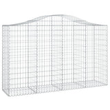 VidaXL Schans baskets 7 st vaulted 200x50x120 140 cm iron