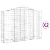 Vidaxl Schans Pankets 2 St Vaulted 200x50x140 160 cm fer