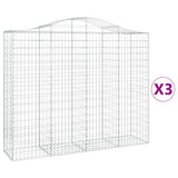 Vidaxl Schans Pankets 3 St Vaulted 200x50x160 180 cm fer