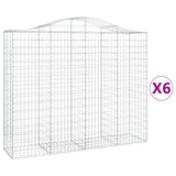 Vidaxl Schainen Kuerf 6 St Vaulted 200x50x160 180 cm Eisen