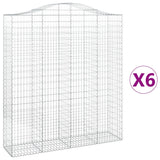 Vidaxl Schans Baskets 6 St Vaulted 200x50x220 240 cm jern