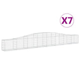 Vidaxl Schans Kosze 7 ST sklepione 400x30x40 60 cm żelazo