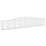 VidaXL Schans baskets 3 st vaulted 400x30x60 80 cm iron