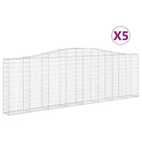 Cestas de Vidaxl Schans 5 st 400x30x120 140 cm de hierro