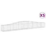 Vidaxl Schiags Kuerf 5 St Vaulted 400x50X40 60 cm Eisen