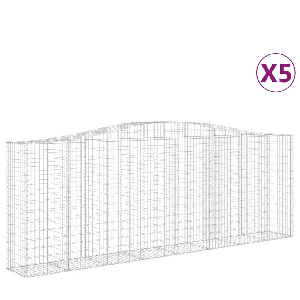 Vidaxl Schloss Kuerf 5 St Vauxed 400x50x140 160 cm Eisen