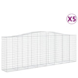 Cestas Vidaxl Schans 5 st 400x50x140 160 cm de hierro