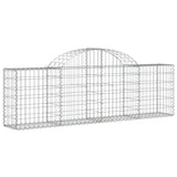 Cestas Vidaxl Schans 14 st 200x30x60 80 cm de hierro galvanizado