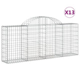 Vidaxl Schans Cestini 13 Stampated 200x30x80 100 cm Iron