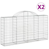 Vidaxl Schans Cesti 2 a volta a volta 200x30x100 120 cm