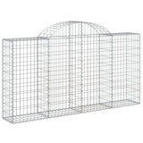 VidaXL Schans baskets 3 ST vaulted 200x30x100 120 cm iron