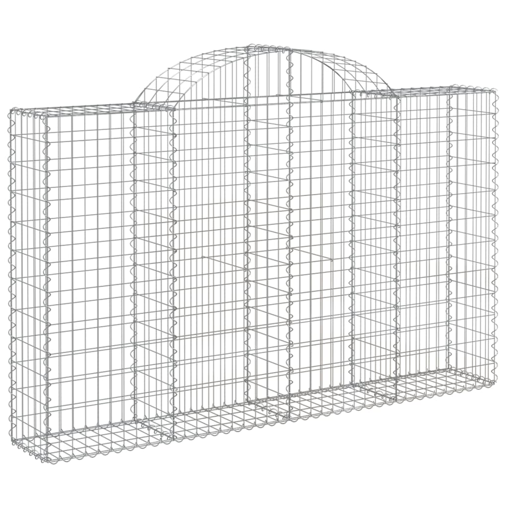 VidaXL Schans baskets 4 st vaulted 200x30x120 140 cm iron