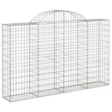 VidaXL Schans baskets 6 st vaulted 200x30x120 140 cm iron