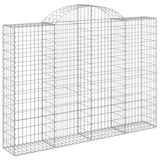 VidaXL Schans baskets 2 ST vaulted 200x30x140 160 cm iron