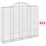 Vidaxl Schloss Kuerf 12 st Vauxted 200x30x160 180 cm Eisen