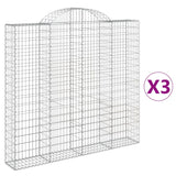 Vidaxl Schans Cesti 3 Staulated 200x30x180 200 cm Iron