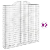 Vidaxl Schiags Kuerf 9 St Vaulted 200x30X200 220 cm Eisen