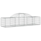 Cestas Vidaxl Schans 2 st 200x50x40 60 cm de hierro galvanizado