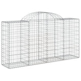 VidaXL Schans baskets 5 st vaulted 200x50x100 120 cm iron