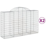 Vidaxl Schloss Kuerf 2 St Vauxed 200x50x120 cm Eisen