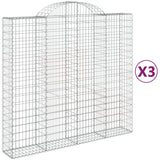 Vidaxl Schans Cesti 3 Staulated 200x50x180 200 cm Iron