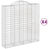 Vidaxl Schans Pankets 4 St Vaulted 200x50x200 220 cm fer