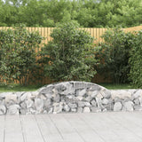 Vidaxl Schans Baskets 2 ST Krandované 300x30x40 60 cm galvanizované železo