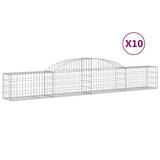 Vidaxl Schans Cestini 10 Statad 300x30x40 60 cm Iron