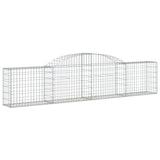 Vidaxl Schans baskets 5 st vaulted 300x30x60 80 cm galvanized iron