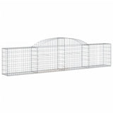 Cestas Vidaxl Schans 9 st 300x30x60 80 cm de hierro galvanizado