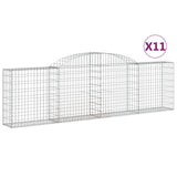 VidaXL Schans baskets 11 st vaulted 300x30x80 100 cm iron