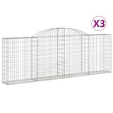 Vidaxl Schiags Kuerf 3 St Vaulted 300x30X100 120 cm Eisen