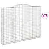 Vidaxl Schans baskets 3 ST vaulted 300x30x220 240 cm iron