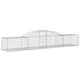 VidaXL Schans baskets 6 st vaulted 300x50x40 60 cm galvanized iron