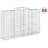 VidaXL Schans baskets 6 st vaulted 300x50x180 200 cm iron